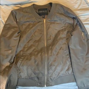 Army green Bomber Jacket